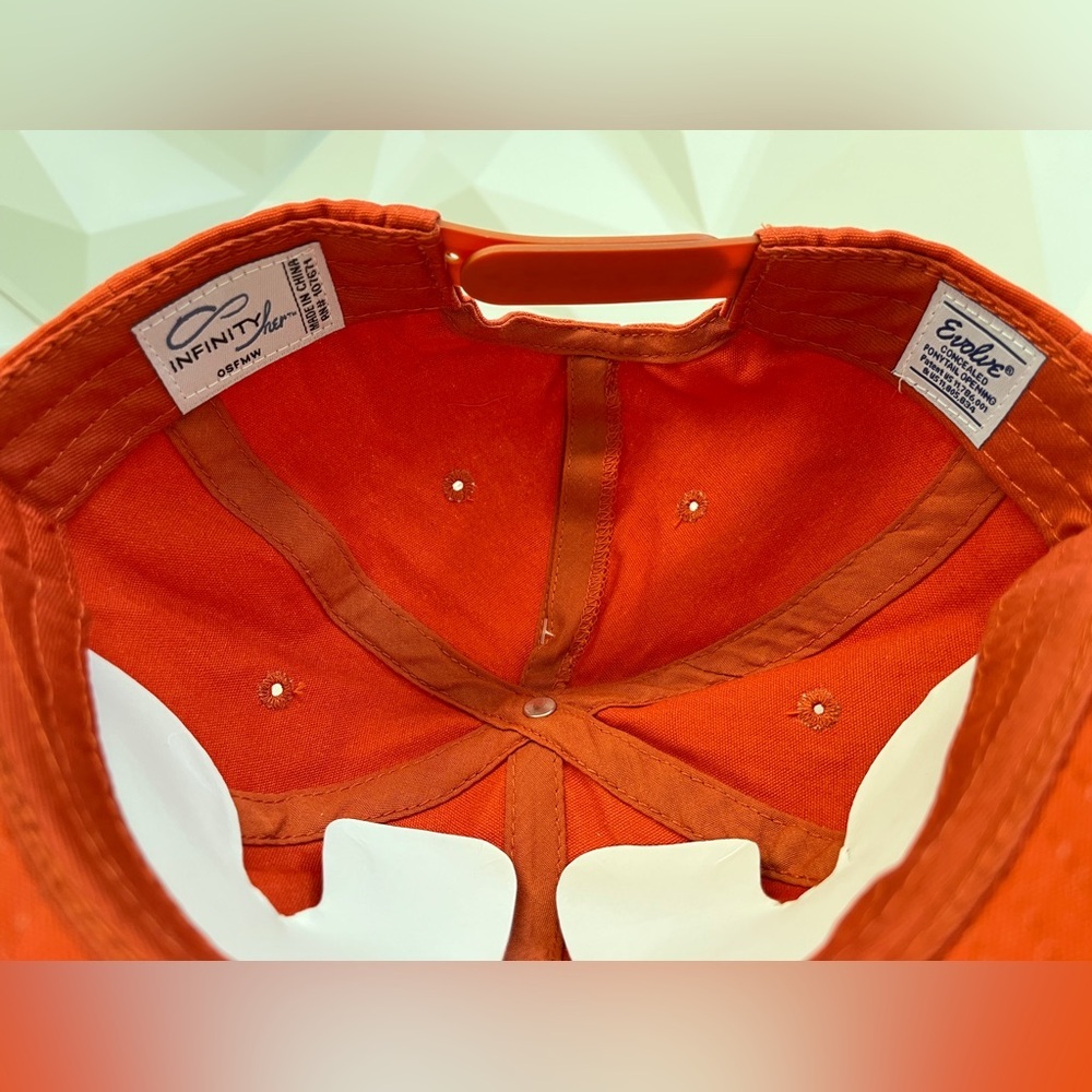 Infinity Brands Women's Coral Cotton Baseball cap, Concealed hair opening - Picture 8 of 12